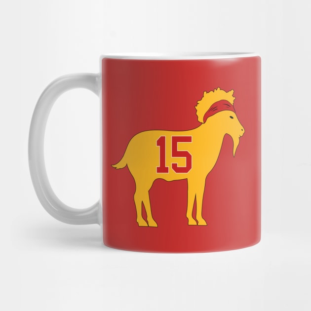 Kansas City Chiefs - Patrick Mahomes GOAT 15 by TextTees